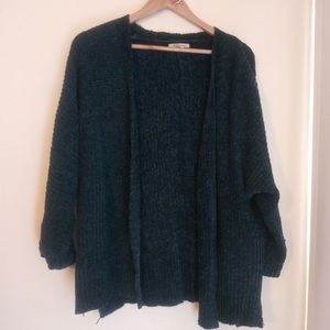 Hunter green cardigan